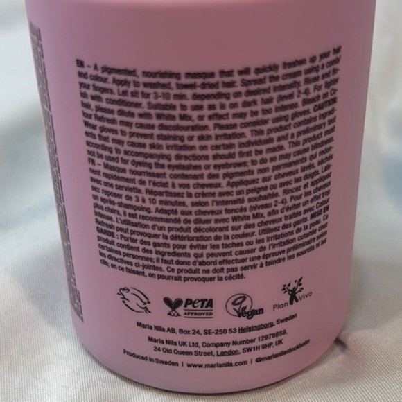 Maria Nila Stockholm, Vivid Violet & White Mix Color Refresh Hair Care Set, USED - Picture 4 of 10